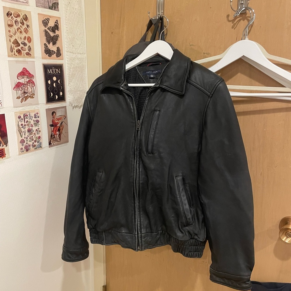 Men's Black Leather Jacket